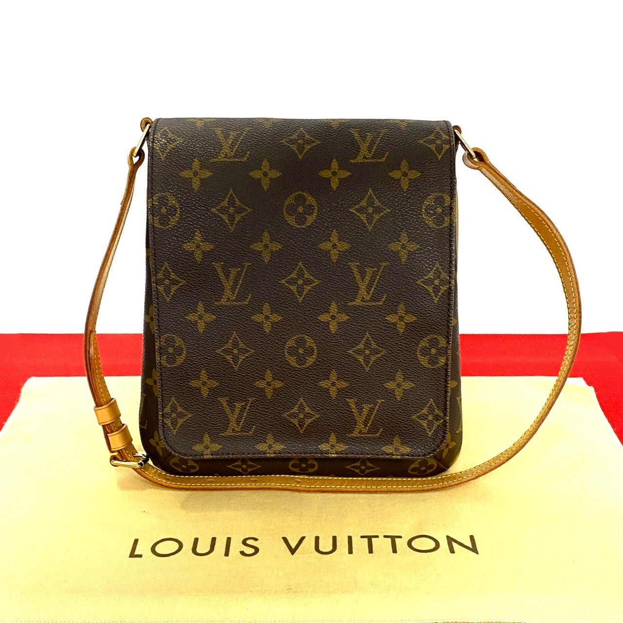 LOUIS VUITTON Shoulder Bag leather Brown Monogram Musette Salsa | AlmaBagz - Image 10