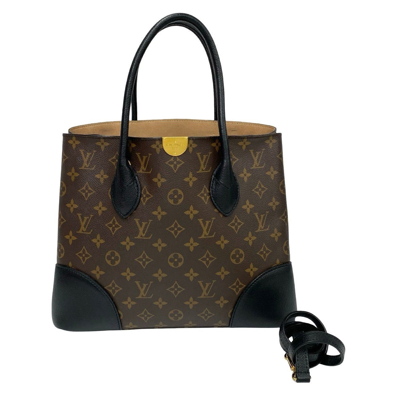 LOUIS VUITTON Shoulder Bag leather Brown Monogram Flandrin | AlmaBagz