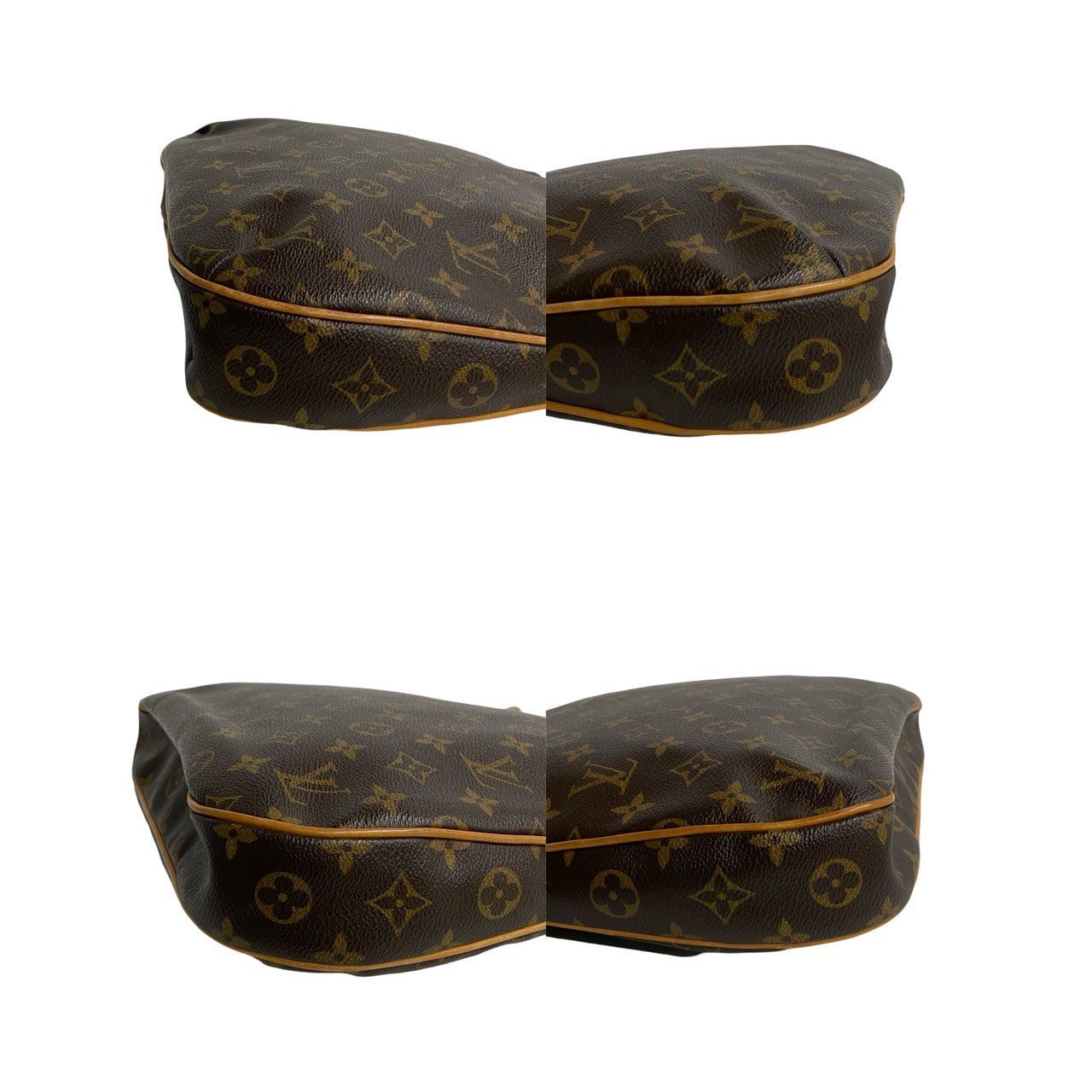 LOUIS VUITTON Shoulder Bag leather Brown Monogram Odeon MM | AlmaBagz - Image 6