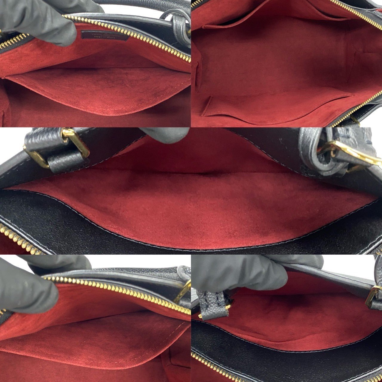 LOUIS VUITTON Shoulder Bag leather black Monogram Unplant Petit Palais PM | AlmaBagz - Image 6