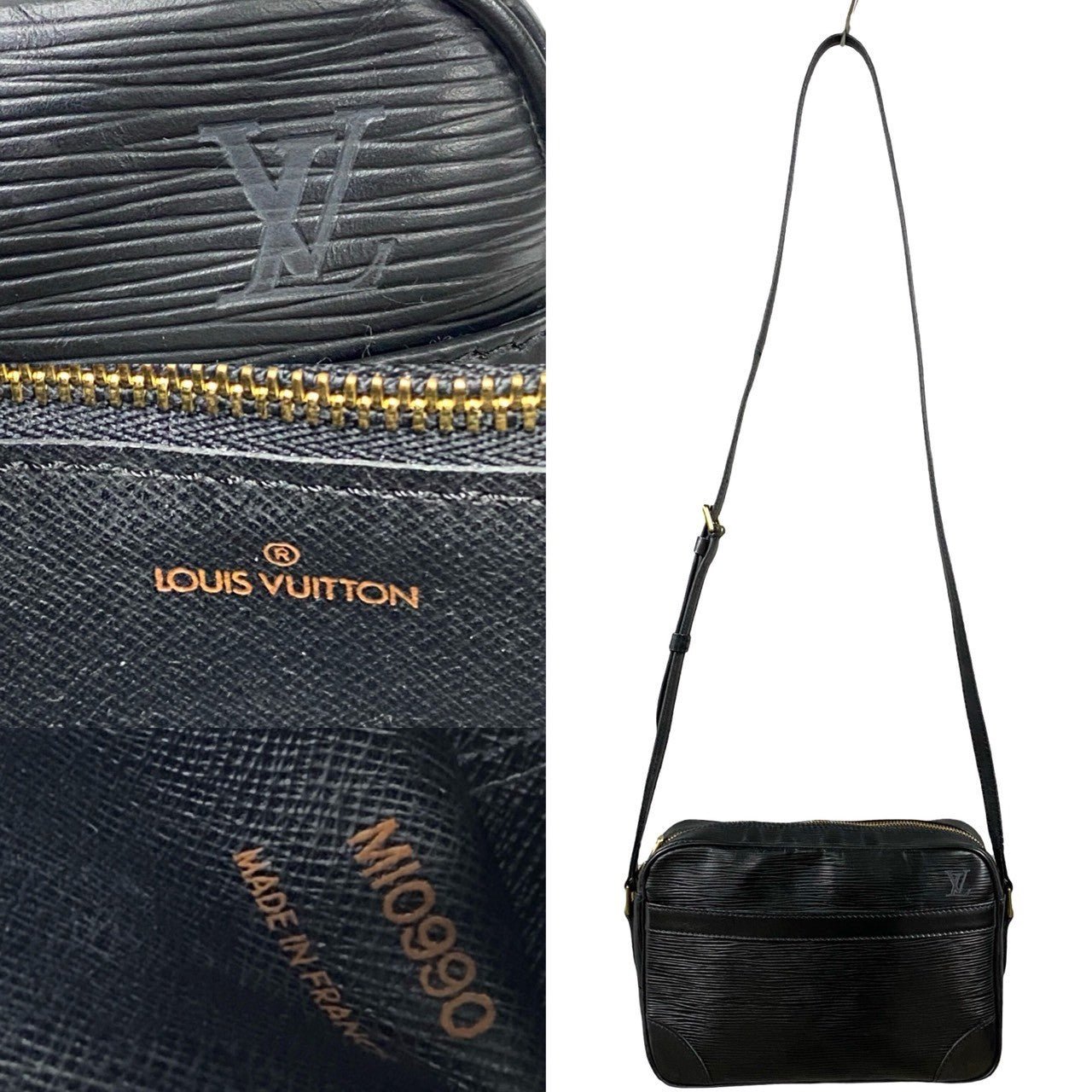 LOUIS VUITTON Shoulder Bag leather black Epi Trocadero24 | AlmaBagz - Image 3