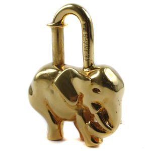 HERMES Cadena Plated Gold gold Animal motif Women Used | AlmaBagz