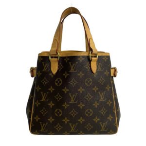 LOUIS VUITTON Handbag leather Brown Monogram Batignolles | AlmaBagz