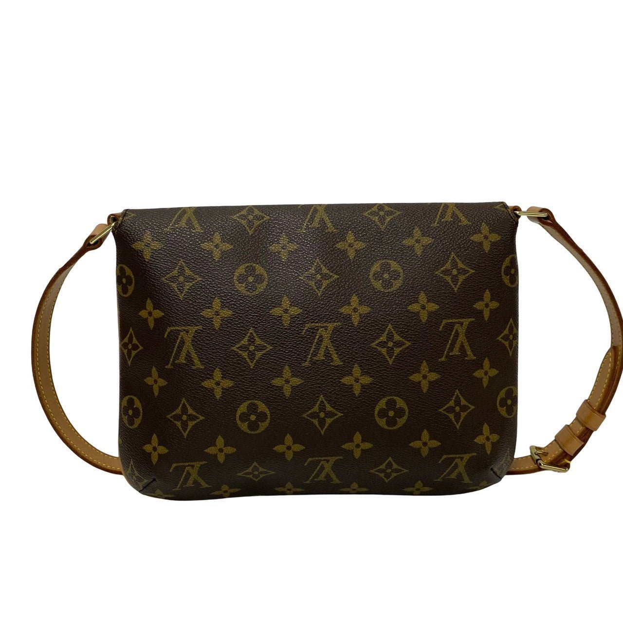 LOUIS VUITTON Shoulder Bag leather Brown Monogram Musette tango | AlmaBagz - Image 4
