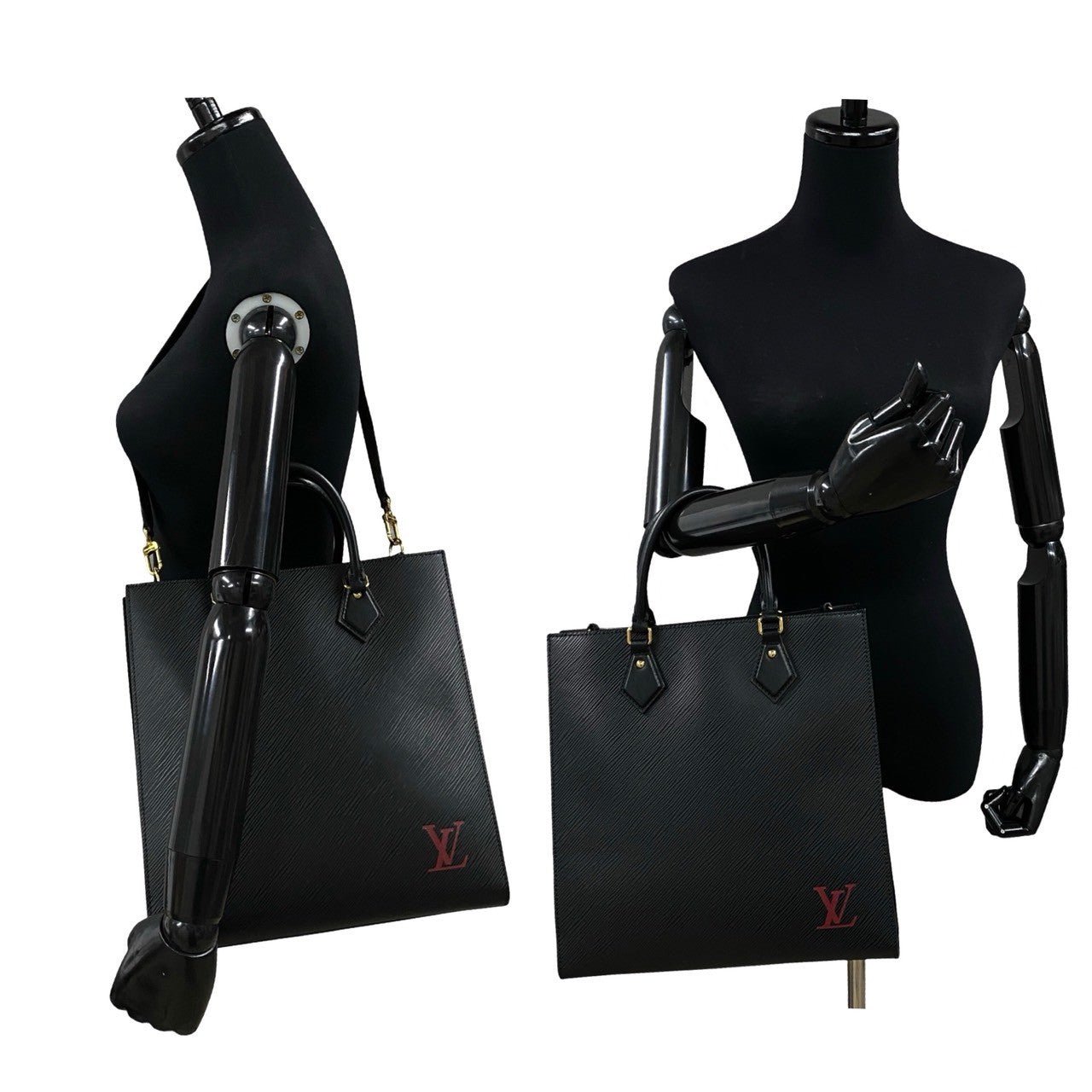 LOUIS VUITTON Shoulder Bag Epi Leather black Epi Sac Plat PM | AlmaBagz - Image 2