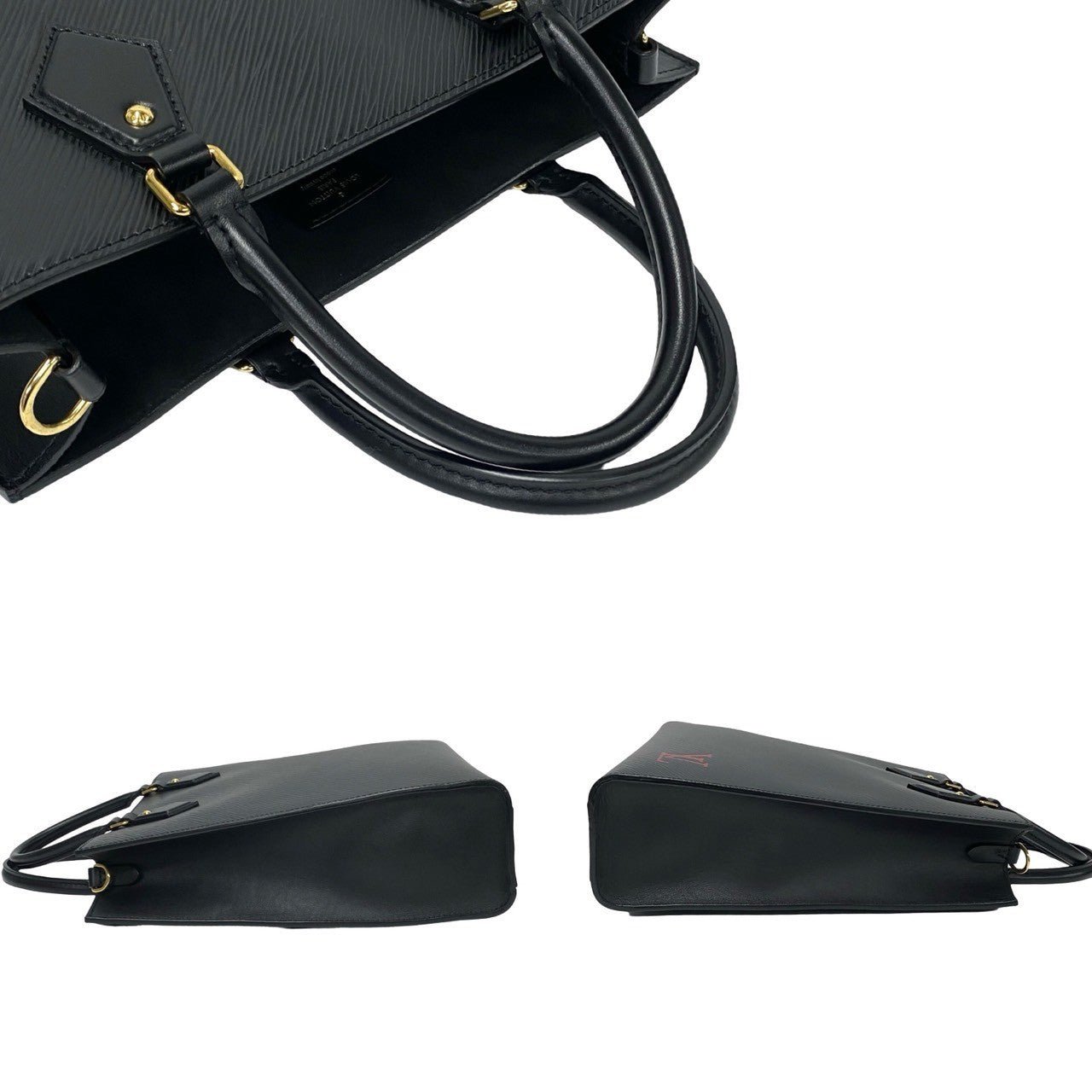 LOUIS VUITTON Shoulder Bag Epi Leather black Epi Sac Plat PM | AlmaBagz - Image 5