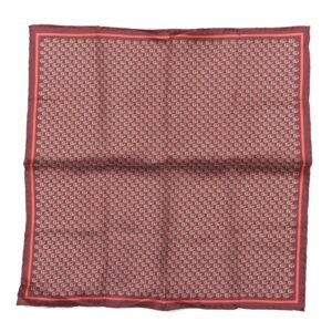 Gucci GG Monogram Hearts Pocket Square in Red | AlmaBagz