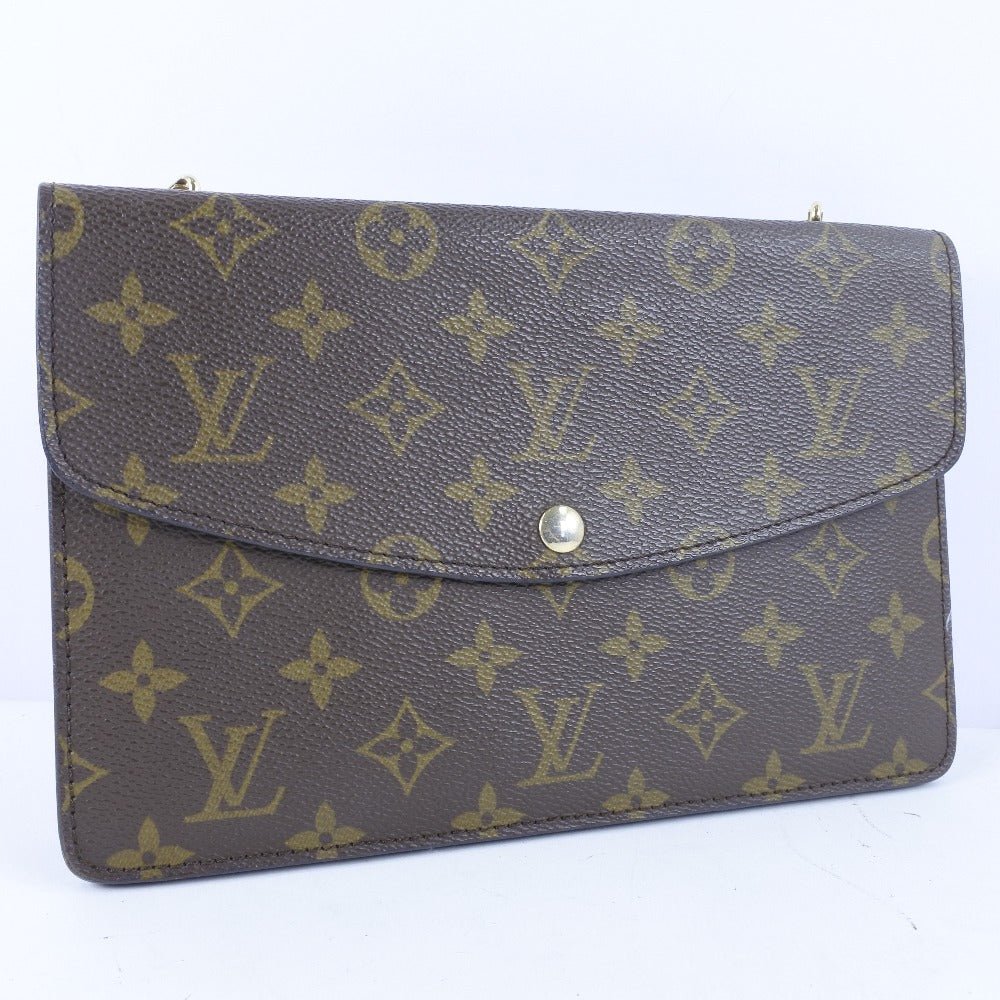 LOUIS VUITTON Shoulder Bag M51815 Monogram canvas Brown vintage Double mule | AlmaBagz - Image 2