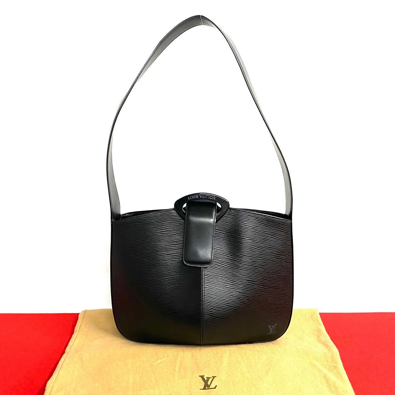 LOUIS VUITTON Shoulder Bag M52162 Epi Leather black Epi Revli | AlmaBagz - Image 9
