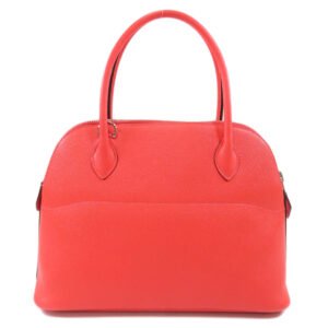 HERMES Handbag Epsom Red Bolide 27 SilverMetal | AlmaBagz