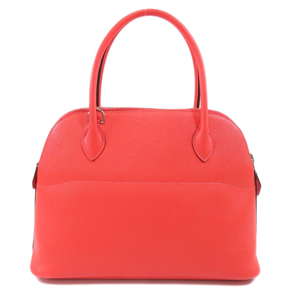 HERMES Handbag Epsom Red Bolide 27 SilverMetal | AlmaBagz