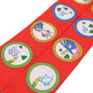 HERMES scarf silk Red Twilly Women Used | AlmaBagz