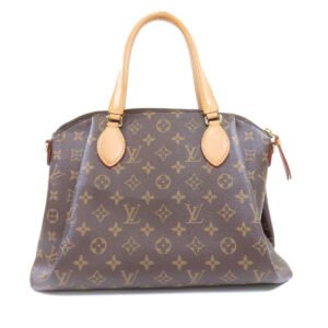 LOUIS VUITTON Handbag M44546 Monogram canvas Brown Rivory MM Monog Lamb Women Used | AlmaBagz