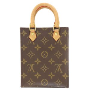 LOUIS VUITTON Handbag M69442 Monogram canvas Brown Petite Sac Plat Monogram Women Used | AlmaBagz