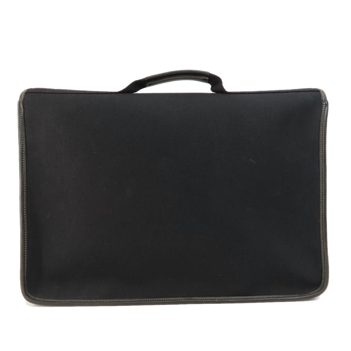HERMES Business bag Towar Officche black Buenaventura Black SilverMetal | AlmaBagz