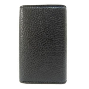 GUCCI Key case Key holder  473924 leather black logo | AlmaBagz