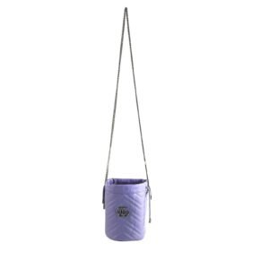 GUCCI GG Marmont Bucket Crossbody Bag Matelasse Mini Purple | AlmaBagz