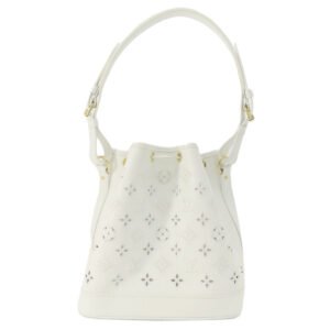 LOUIS VUITTON Shoulder Bag M20740 leather white Noe PM Broderie Angler | AlmaBagz