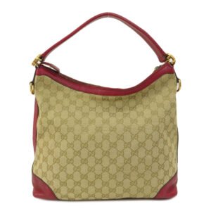 GUCCI Shoulder Bag 326514 canvas Brown GG one belt Women Used | AlmaBagz