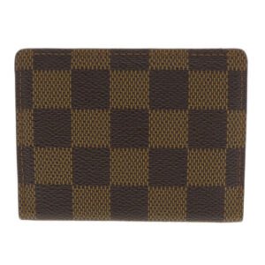 LOUIS VUITTON Coin case N62925 Damier canvas Brown Ludlow Damier Ebene Women Used | AlmaBagz