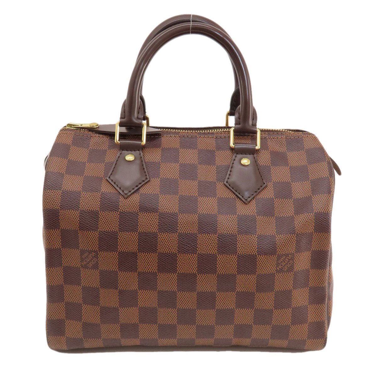 LOUIS VUITTON Handbag N41532 Damier canvas Brown Speedy 25 | AlmaBagz
