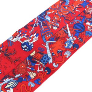 HERMES scarf silk Red Twilly Women Used | AlmaBagz