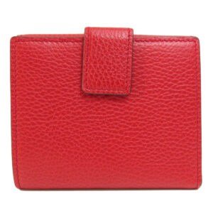 GUCCI Bifold Wallet 449405 leather Red Interlocking G outlet | AlmaBagz
