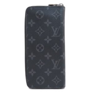 LOUIS VUITTON Long Wallet Purse M62295 Monogram Eclipse black | AlmaBagz