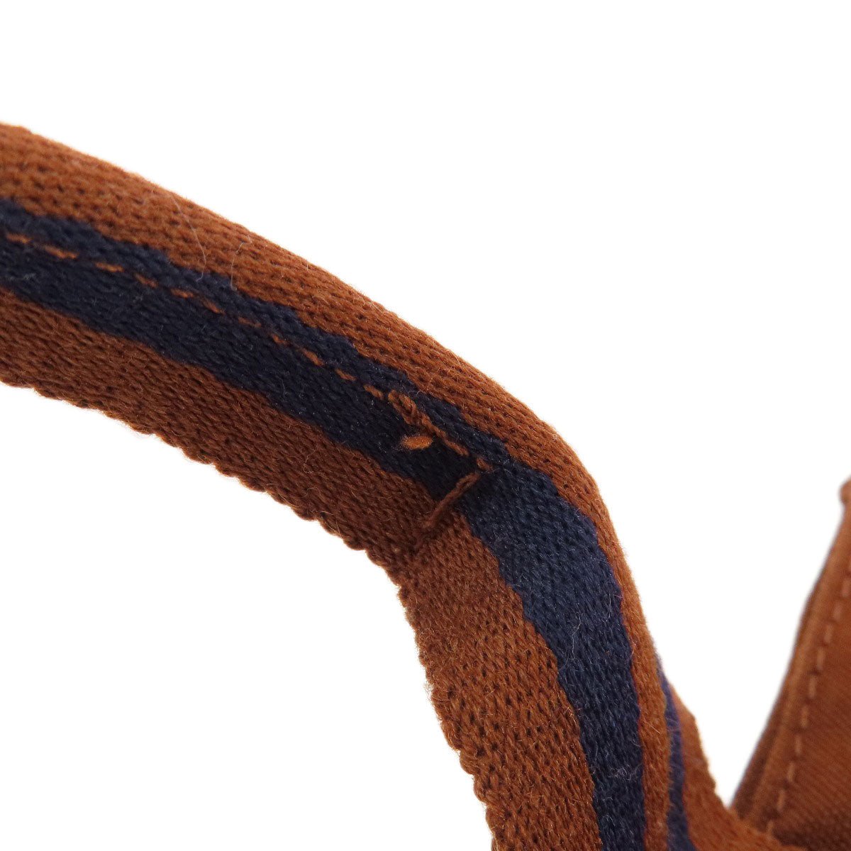 HERMES Handbag canvas Brown Sack Fool Toe PM Women Used | AlmaBagz - Image 13