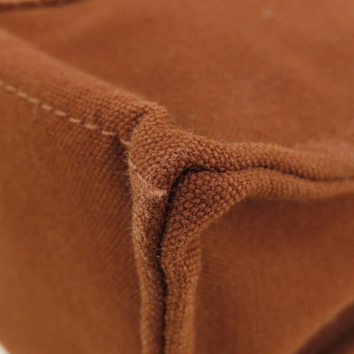 HERMES Handbag canvas Brown Sack Fool Toe PM Women Used | AlmaBagz - Image 14