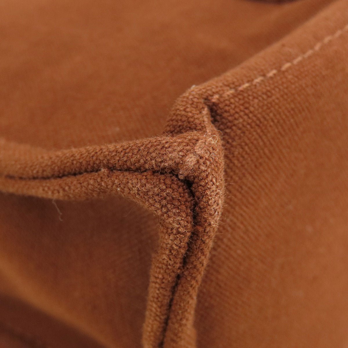 HERMES Handbag canvas Brown Sack Fool Toe PM Women Used | AlmaBagz - Image 15
