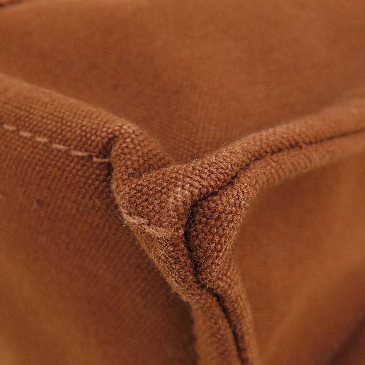 HERMES Handbag canvas Brown Sack Fool Toe PM Women Used | AlmaBagz - Image 16