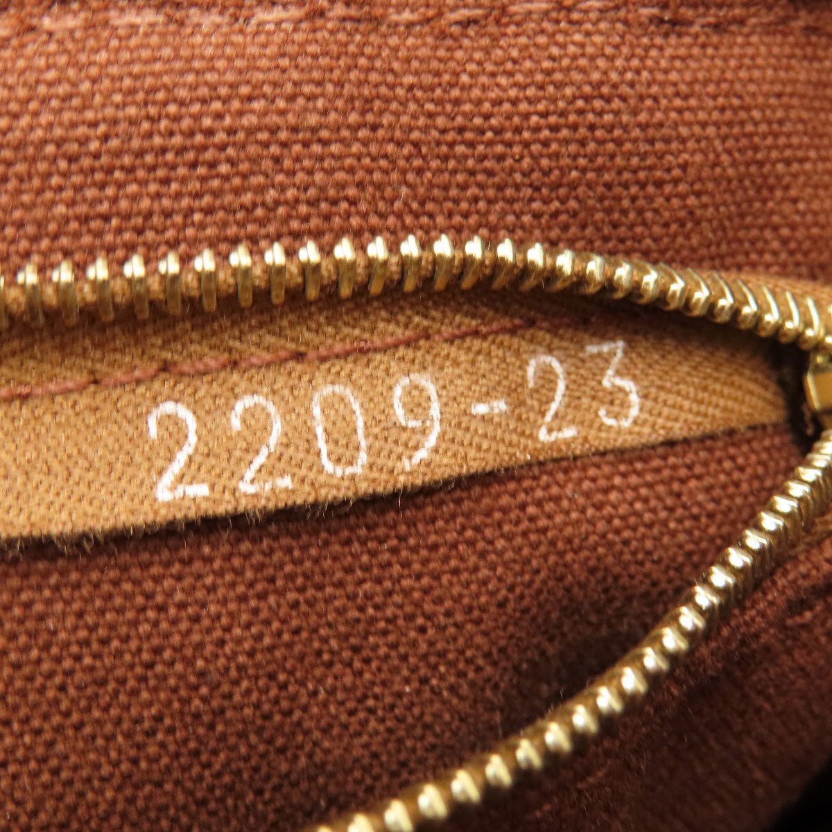 HERMES Handbag canvas Brown Sack Fool Toe PM Women Used | AlmaBagz - Image 6