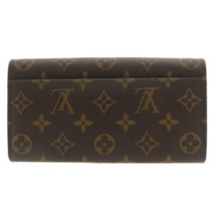LOUIS VUITTON Long Wallet Purse M62234 Monogram canvas Brown Portefeuille Sarah Monogram Fuchsia Women Used | AlmaBagz