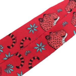 HERMES scarf silk Red Twilly Women Used | AlmaBagz