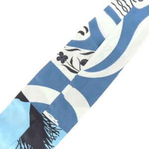 HERMES scarf silk blue Twilly Women Used | AlmaBagz