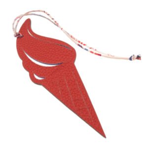 HERMES key ring leather blue Petite Charm Women Used | AlmaBagz