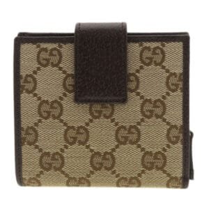 GUCCI Bifold Wallet 146568 canvas Brown GG | AlmaBagz