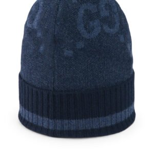 Gucci Men Intarsia-Knit Logo Beanie | AlmaBagz