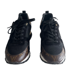 Louis Vuitton RunAway Sneakers Black and Monogram Canvas | AlmaBagz
