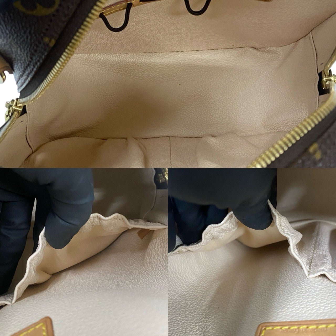 LOUIS VUITTON Shoulder Bag leather Brown Monogram Spontini | AlmaBagz - Image 8