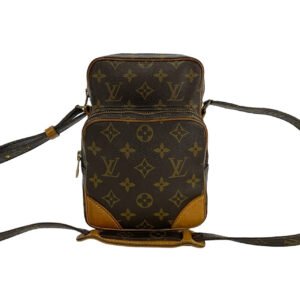 LOUIS VUITTON Shoulder Bag Leather, PVC Brown Monogram Amazone Women Used | AlmaBagz