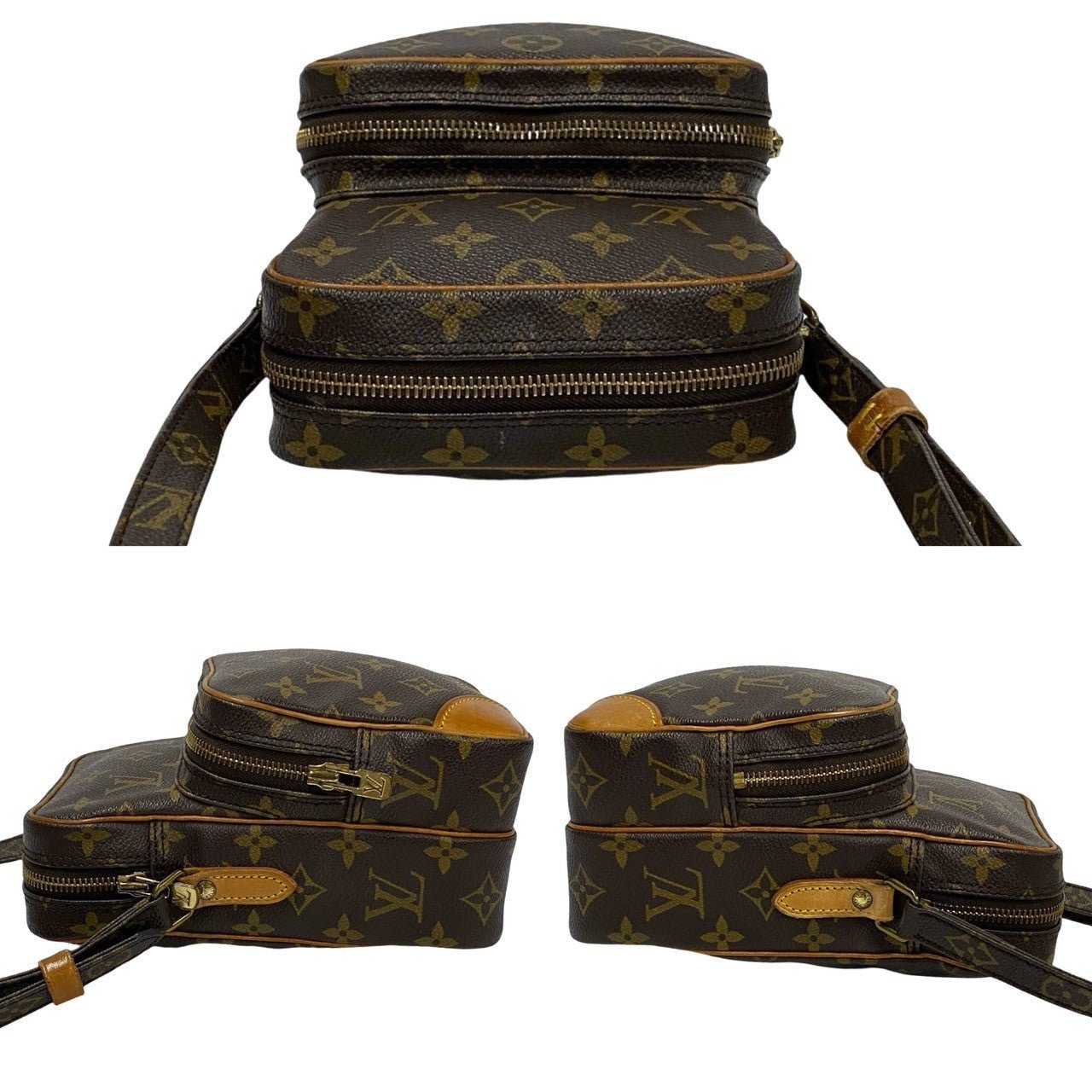 LOUIS VUITTON Shoulder Bag Leather, PVC Brown Monogram Amazone Women Used | AlmaBagz - Image 5