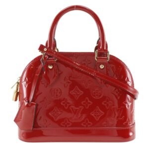 Louis Vuitton Cerise  Color Monogram Vernis Handbag | AlmaBagz
