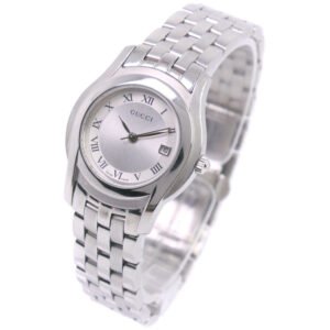 GUCCI Watches Quartz 5500L Stainless Steel Silver Silver dial Women Used | AlmaBagz