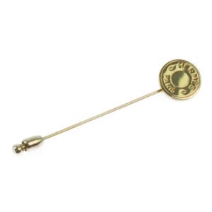 HERMES Brooch Plated Gold gold Pin Brooch Serie Women(Unisex) Used | AlmaBagz
