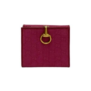 GUCCI Bifold Wallet leather pink | AlmaBagz