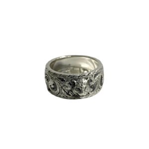 GUCCI Ring 433571 J8400 0811 Silver925 Silver tiger head ring mens 17 Used | AlmaBagz