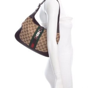 Gucci Monogram Jackie GG Shoulder Bag | AlmaBagz