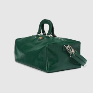 Gucci Soft Leather Backpack Dark Green | AlmaBagz